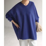 ロイヤルブルー | ニット 体型カバー 薄手 | HUG.U