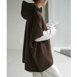 モカブラウン | パーカー 体型カバー ベスト | HUG.U