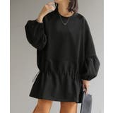 ブラック | トップス ドロスト チュニック | HUG.U