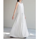 メランジグレー | ワンピース マキシ 綿 | HUG.U