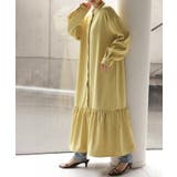 サフランイエロー | ワンピース レディース ロング | HUG.U