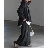 ブラック | セットアップ レディース シャツ | HUG.U