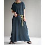 ピーコックブルー | ワンピース ロング シアー | HUG.U