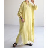 レモンイエロー | ワンピース 楊柳 ロング | HUG.U