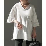 ホワイト | Tシャツ 綿100% オーバーサイズ | HUG.U