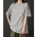 アイボリー | Tシャツ バスクT ボーダー | HUG.U