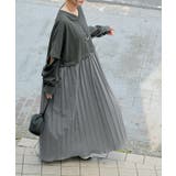 グレー | ワンピース ロング 長袖 | HUG.U