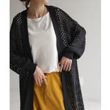 ブラック | カーディガン サマーニット 長袖 | HUG.U