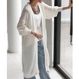 ホワイト | カーディガン サマーニット 長袖 | HUG.U