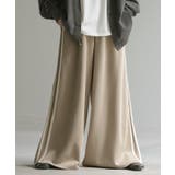 ベージュ | パンツ レディース ワイドパンツ | HUG.U