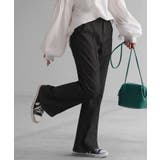 デニムブラック | パンツ デニム フレア | HUG.U