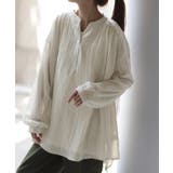 オートミール | シャツ ナチュラル スキッパー | HUG.U