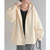 アイボリー | パーカー ダンボール トップス | HUG.U