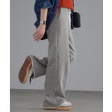 メランジグレー | パンツ 綿100% スウェットパンツ | HUG.U