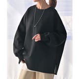 ブラック | スウェット ダンボール チュニック | HUG.U