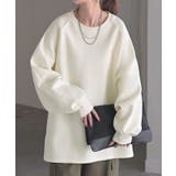 ホワイト | スウェット ダンボール チュニック | HUG.U