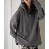 ストーングレー | パーカー レディース ニュアンスカラー | HUG.U