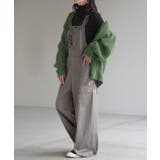 グレー | サロペット 綿100％ プリント | HUG.U