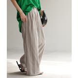 グレーベージュ | パンツ ワイドパンツ リネン | HUG.U