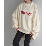 アイボリー | スウェット ロゴ ロング | HUG.U