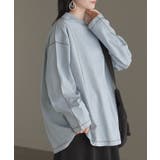 アッシュライトブルー | カットソー T レディース | HUG.U