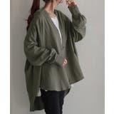 オリーブ | シャツ 微起毛 トップス | HUG.U