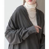 アースグレー | シャツ 微起毛 トップス | HUG.U