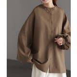 ラテベージュ | シャツ ブラウス ロング | HUG.U