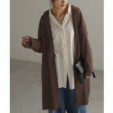 モカブラウン | カーディガン ロング 変形 | HUG.U