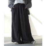 ブラック | パンツ ワイド シフォン | HUG.U