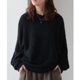 ブラック | ニット セーター ロング | HUG.U