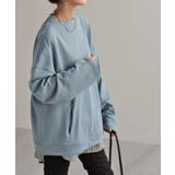 アッシュブルー | トップス ロンT Tシャツ | HUG.U
