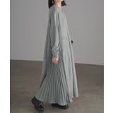 グレー | ワンピース ニット プリーツ | HUG.U