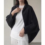 ブラック | カーディガン ニット ボレロ | HUG.U