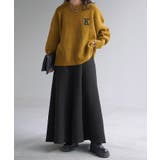 ブラック | スカート ロングスカート マキシスカート | HUG.U