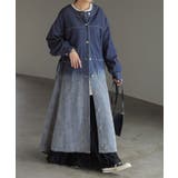 ネイビーブルー | ワンピース デニム シャツ | HUG.U