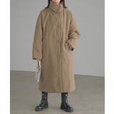 ベージュ | アウター 中綿 ロングコート | HUG.U