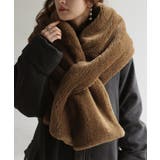 ブラウン | マフラー フェイク ファー | HUG.U