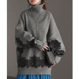 グレー | ニット レース タートル | HUG.U