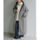 グレー | パーカー ボア ロング | HUG.U