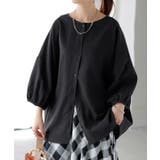 ブラック | ブラウス 前後2WAY シャツ | HUG.U