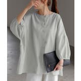 ライトブルー | ブラウス 前後2WAY シャツ | HUG.U