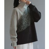 グレー×ブラック | ニット 別売り セットアップ可 | HUG.U