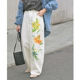 ホワイト | パンツ デニム チノ | HUG.U