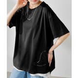 ブラック | Tシャツ 接触冷感 ペイズリー | HUG.U