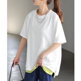 ホワイト | Tシャツ 接触冷感 ペイズリー | HUG.U