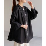 ブラック | シャツ レディース シアー | HUG.U