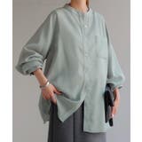 アッシュブルー | シャツ レディース シアー | HUG.U