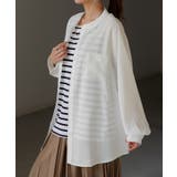 ホワイト | シャツ レディース シアー | HUG.U