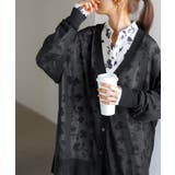 ブラック | カーディガン ニット シアー | HUG.U